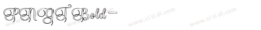 PNGT Bold字体转换